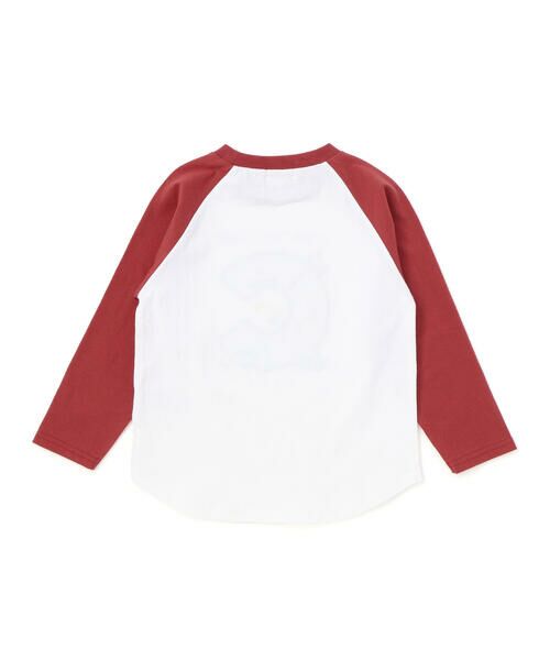 SLAP SLIP / スラップ スリップ Tシャツ | ロゴパッチ刺しゅうラグラン長袖Tシャツ(80~130cm) | 詳細3