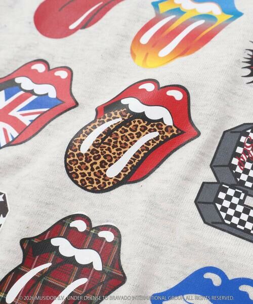 SLAP SLIP / スラップ スリップ Tシャツ | 【ザ・ローリング・ストーンズｘSLAP】フロントｘバックロゴプリント長袖Tシャツ(80~130cm) | 詳細5