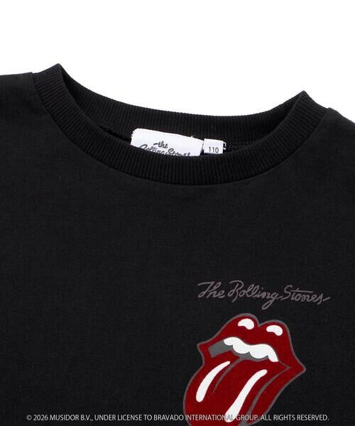 SLAP SLIP / スラップ スリップ Tシャツ | 【ザ・ローリング・ストーンズｘSLAP】フロントｘバックロゴプリント長袖Tシャツ(80~130cm) | 詳細11