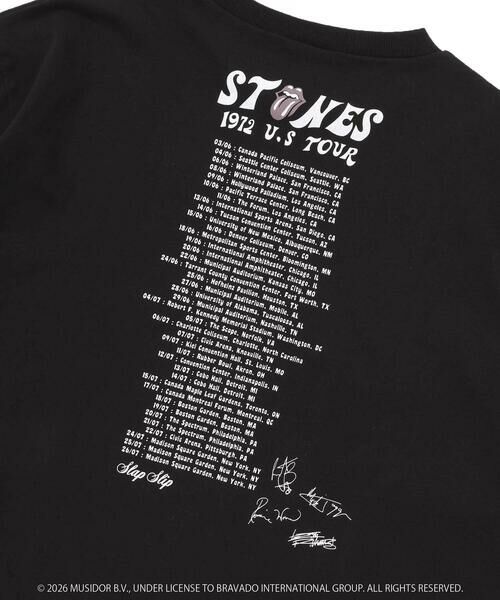 SLAP SLIP / スラップ スリップ Tシャツ | 【ザ・ローリング・ストーンズｘSLAP】フロントｘバックロゴプリント長袖Tシャツ大人 | 詳細17