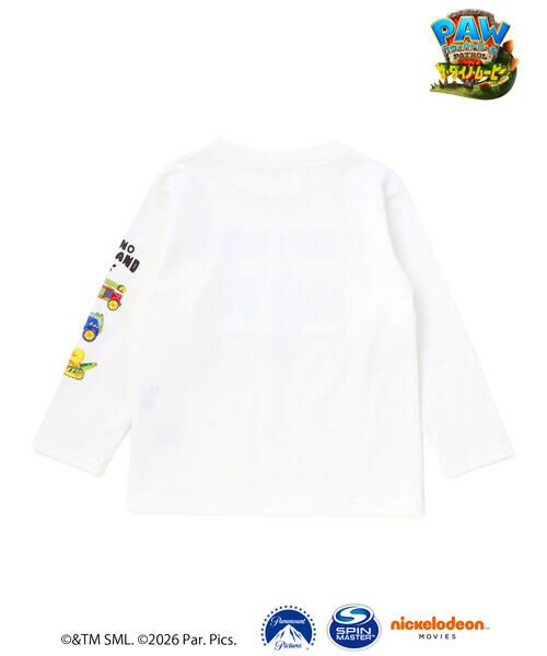 SLAP SLIP / スラップ スリップ その他トップス | 【パウ・パトロール×SLAPSLIP】ストライプ柄半袖Tシャツ＋プリント長袖Tシャツセット(90~130cm) | 詳細1