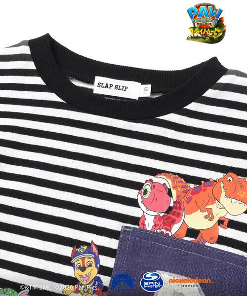 SLAP SLIP / スラップ スリップ その他トップス | 【パウ・パトロール×SLAPSLIP】ストライプ柄半袖Tシャツ＋プリント長袖Tシャツセット(90~130cm) | 詳細3