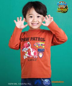 SLAP SLIP / スラップ スリップ Tシャツ | 【パウ・パトロール×SLAPSLIP】無地＆袖切り替えプリント長袖Tシャツ(90~130cm)