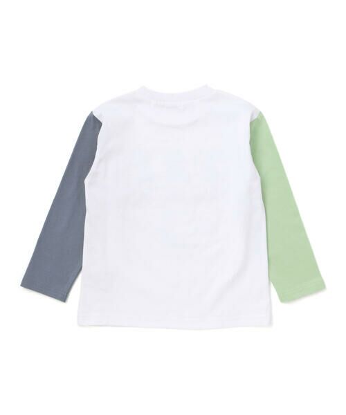 SLAP SLIP / スラップ スリップ Tシャツ | 【パウ・パトロール×SLAPSLIP】無地＆袖切り替えプリント長袖Tシャツ(90~130cm) | 詳細13
