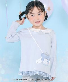 SLAP SLIP / スラップ スリップ Tシャツ | 【サンリオキャラクターズｘSLAPSLIP】襟付き裾フリル長袖Tシャツ(80~130cm)