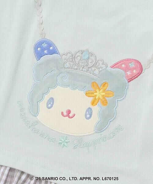 SLAP SLIP / スラップ スリップ Tシャツ | 【サンリオキャラクターズxSLAPSLIP】襟付き裾フリル長袖Tシャツ(80~130cm) | 詳細16
