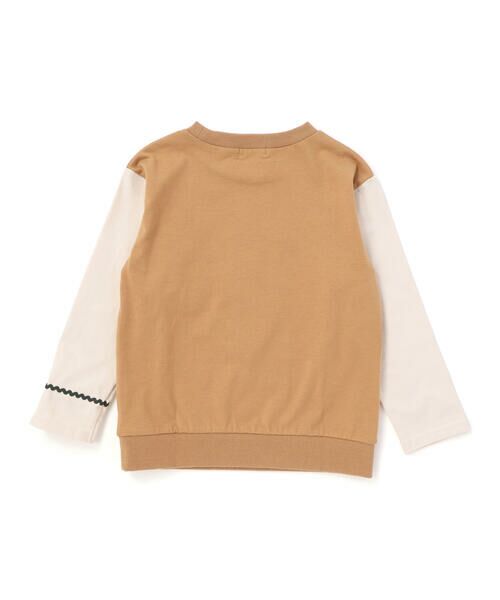 SLAP SLIP / スラップ スリップ Tシャツ | ネクタイメガネパッチ袖切り替え長袖Tシャツ(80~130cm) | 詳細15