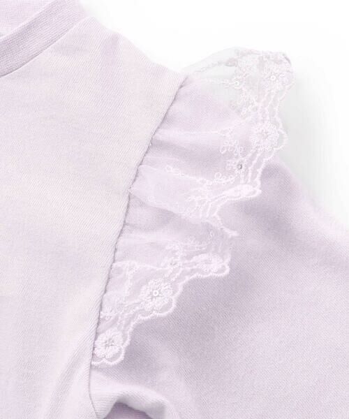 SLAP SLIP / スラップ スリップ Tシャツ | 【サンリオキャラクターズｘSLAPSLIP】パッチ刺しゅう肩フリル長袖Tシャツ(80~130cm) | 詳細18