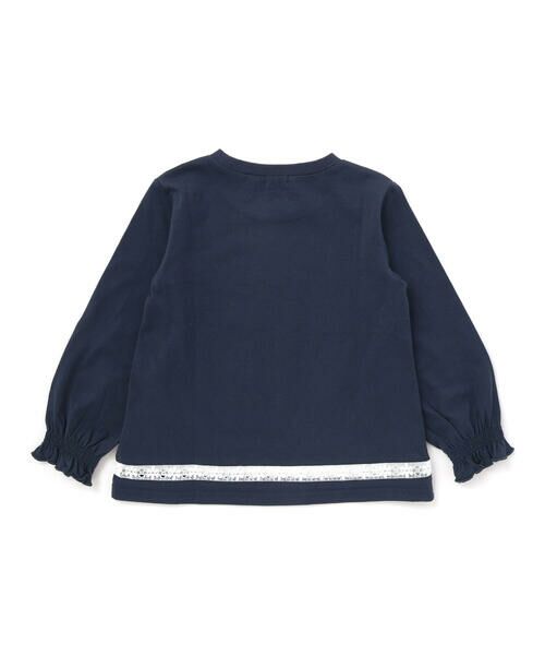 SLAP SLIP / スラップ スリップ Tシャツ | 裾梯子レース天竺長袖Tシャツ(80~130cm) | 詳細5