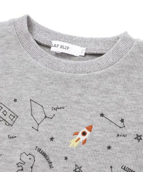 SLAP SLIP / スラップ スリップ Tシャツ | ボーダー切り替え長袖Tシャツ(80~130cm) | 詳細11