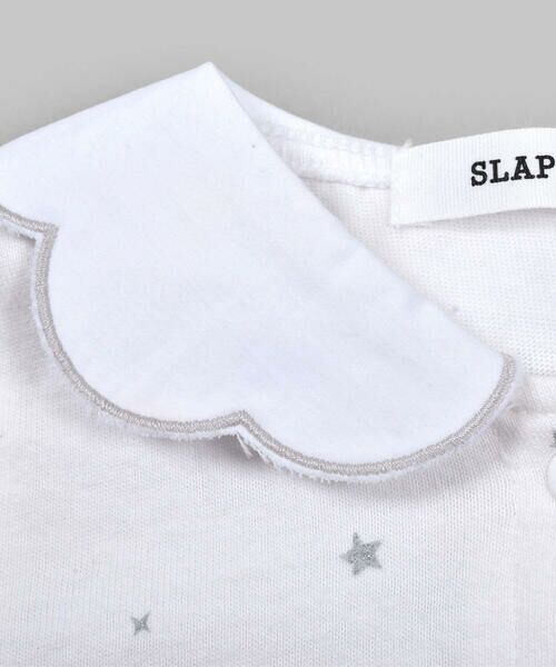 SLAP SLIP BABY / スラップ スリップ ベビー ロンパース | スカラップ 襟 キラキラ 星 グリッタープリント ボディミニ ベビー (70~80cm) | 詳細12
