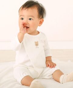 SLAP SLIP BABY / スラップ スリップ ベビー 肌着 | 胸元刺しゅう付2WAY肌着ベビー(50~70cm)