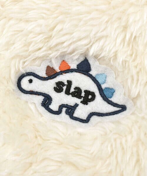 SLAP SLIP BABY / スラップ スリップ ベビー ロンパース | 【お揃い】恐竜お花刺しゅう総柄ボアバギーオールベビー(70~80cm) | 詳細12