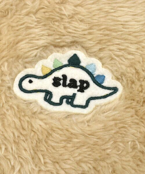 SLAP SLIP BABY / スラップ スリップ ベビー ロンパース | 【お揃い】恐竜お花刺しゅう総柄ボアバギーオールベビー(70~80cm) | 詳細20