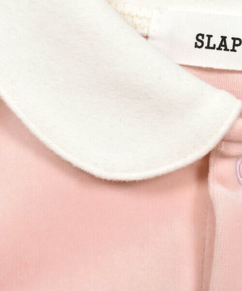 SLAP SLIP BABY / スラップ スリップ ベビー ロンパース | ウエストリボン襟付きベロア2WAYオールベビー(50~70cm) | 詳細16