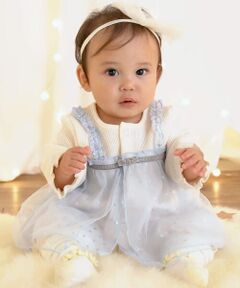 SLAP SLIP BABY / スラップ スリップ ベビー ロンパース | キラキラシフォンチュールドッキングロンパースベビー(50~70cm)