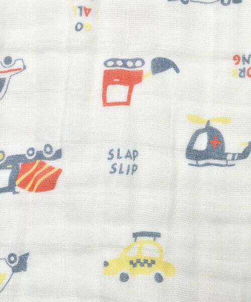 SLAP SLIP BABY / スラップ スリップ ベビー その他雑貨 | コットンはたらくくるまクマウサギ人魚総柄スリーパーベビー | 詳細2