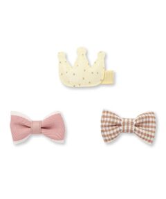 SLAP SLIP BABY / スラップ スリップ ベビー ベビー・キッズグッズ | お花リボンクラウンヘアピン3点アソートベビー