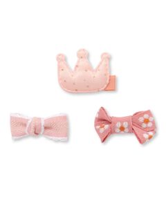 SLAP SLIP BABY / スラップ スリップ ベビー ベビー・キッズグッズ | お花リボンクラウンヘアピン3点アソートベビー