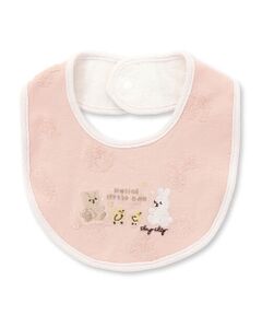 SLAP SLIP BABY / スラップ スリップ ベビー スタイ・ビブ | 【お揃い】クマウサギひよこアニマル柄パイピングスタイベビー