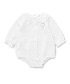 SLAP SLIP BABY / スラップ スリップ ベビー ロンパース | チュール襟花柄ボーダーボディミニベビー(60~80cm)