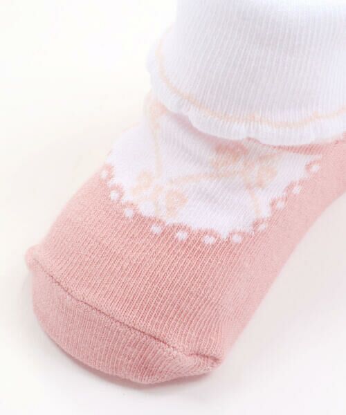 SLAP SLIP BABY / スラップ スリップ ベビー ベビー・キッズグッズ | スカラップ縁ストラップシューズ風ソックスベビー(9~12cm) | 詳細3