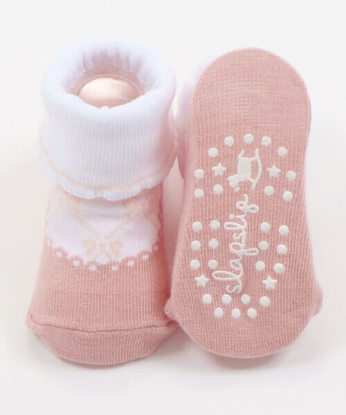 SLAP SLIP BABY / スラップ スリップ ベビー ベビー・キッズグッズ | スカラップ縁ストラップシューズ風ソックスベビー(9~12cm) | 詳細6
