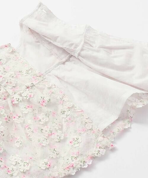 SLAP SLIP BABY / スラップ スリップ ベビー ベビー・キッズウエア | 肩フリルレースシフォンワンピース+ブルマ2点セットベビー(70~80cm) | 詳細10