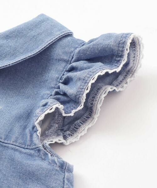 SLAP SLIP BABY / スラップ スリップ ベビー ベビー・キッズウエア | デニムレースイチゴ刺しゅう襟ワンピース+ブルマセットベビー(70~80cm) | 詳細8