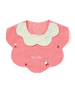 SLAP SLIP BABY / スラップ スリップ ベビー スタイ・ビブ | 襟つき縁スカラップイチゴスタイベビー