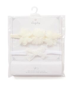 SLAP SLIP BABY / スラップ スリップ ベビー ベビー・キッズグッズ | チュールお花かぎ編みリボンヘアバンド2点セットベビー