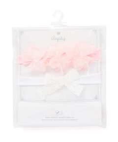 SLAP SLIP BABY / スラップ スリップ ベビー ベビー・キッズグッズ | チュールお花かぎ編みリボンヘアバンド2点セットベビー