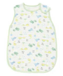 SLAP SLIP BABY / スラップ スリップ ベビー ベビー・キッズウエア | 【お揃い】縁配色パイピング恐竜イチゴおもちゃマルチ総柄ガーゼスリーパー