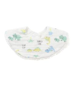 SLAP SLIP BABY / スラップ スリップ ベビー スタイ・ビブ | 【お揃い】縁レース恐竜イチゴおもちゃマルチ総柄スタイ