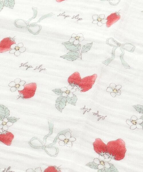 SLAP SLIP BABY / スラップ スリップ ベビー ハンカチ | 【お揃い】恐竜イチゴおもちゃマルチ総柄ボーダーチェックハンカチ2点セット | 詳細3