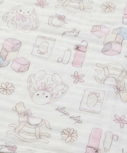 SLAP SLIP BABY / スラップ スリップ ベビー ハンカチ | 【お揃い】恐竜イチゴおもちゃマルチ総柄ボーダーチェックハンカチ2点セット | 詳細6