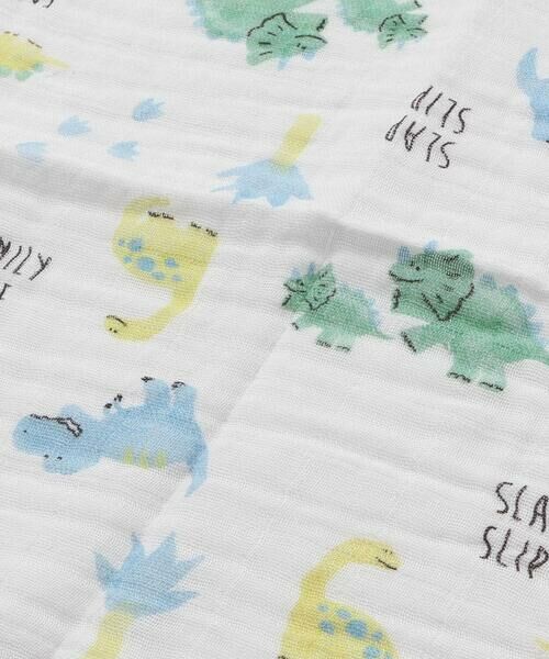 SLAP SLIP BABY / スラップ スリップ ベビー ハンカチ | 【お揃い】恐竜イチゴおもちゃマルチ総柄ボーダーチェックハンカチ2点セット | 詳細9