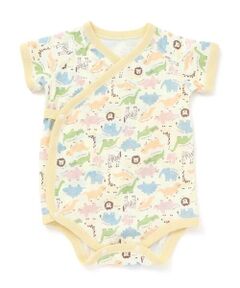 SLAP SLIP BABY / スラップ スリップ ベビー 肌着 | 【お揃い】コットンイチゴウサギ恐竜クマクッキーアニマル総柄天竺肌着ベビー(60~80cm)