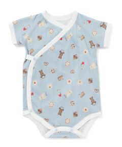 SLAP SLIP BABY / スラップ スリップ ベビー 肌着 | 【お揃い】コットンイチゴウサギ恐竜クマクッキーアニマル総柄天竺肌着ベビー(60~80cm)