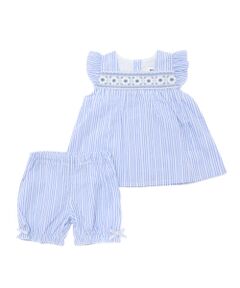 SLAP SLIP BABY / スラップ スリップ ベビー ベビー・キッズウエア | 【お揃い】お花かぎ編みワンピース+ブルマセットアップベビー(70~80cm)