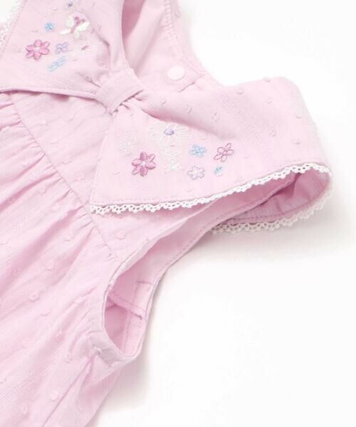 SLAP SLIP BABY / スラップ スリップ ベビー ベビー・キッズウエア | 花刺しゅうリボン襟チュニック+花柄ブルマセットアップベビー(70~80cm) | 詳細12