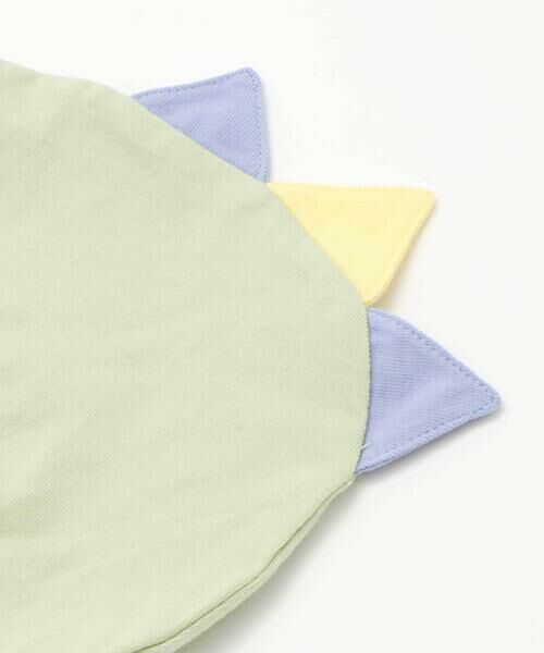 SLAP SLIP BABY / スラップ スリップ ベビー ロンパース | トゲトゲとさかフード付きロンパース+恐竜スタイ2点セットベビー(70~80cm) | 詳細13