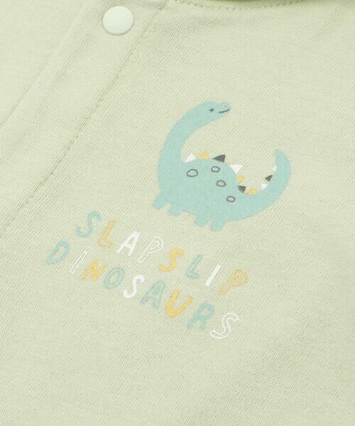 SLAP SLIP BABY / スラップ スリップ ベビー ロンパース | トゲトゲとさかフード付きロンパース+恐竜スタイ2点セットベビー(70~80cm) | 詳細15