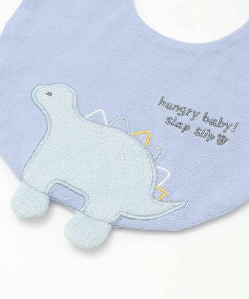 SLAP SLIP BABY / スラップ スリップ ベビー ロンパース | トゲトゲとさかフード付きロンパース+恐竜スタイ2点セットベビー(70~80cm) | 詳細21