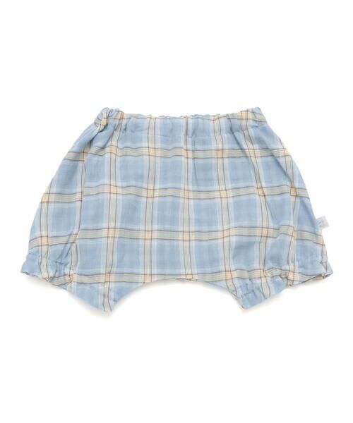 SLAP SLIP BABY / スラップ スリップ ベビー チノ・ワークパンツ | クマ恐竜チェックブルマベビー | 詳細1