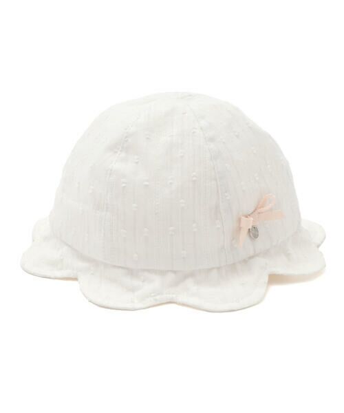 SLAP SLIP BABY / スラップ スリップ ベビー ベビー・キッズグッズ | 【お揃い/UVカット】レース花柄スカラップブリムハットベビー(46~48cm) | 詳細2