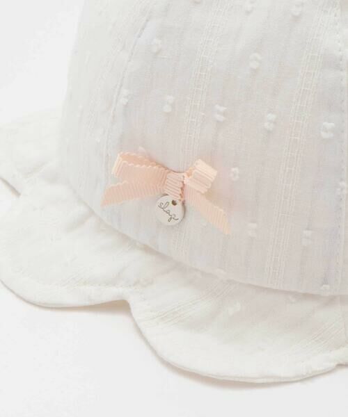 SLAP SLIP BABY / スラップ スリップ ベビー ベビー・キッズグッズ | 【お揃い/UVカット】レース花柄スカラップブリムハットベビー(46~48cm) | 詳細4