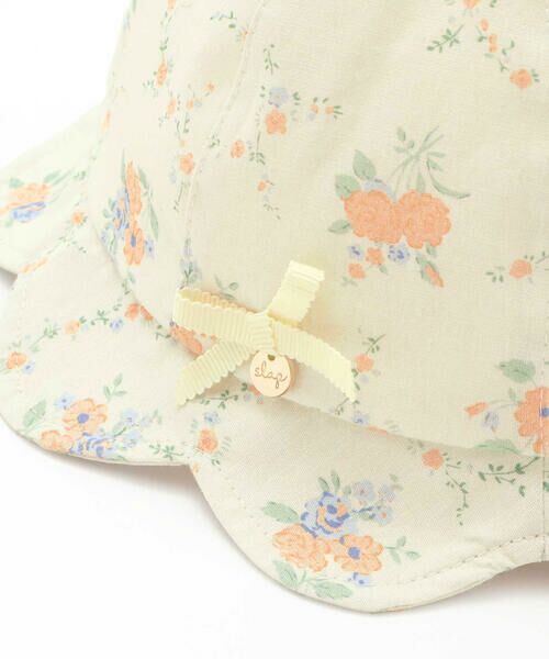 SLAP SLIP BABY / スラップ スリップ ベビー ベビー・キッズグッズ | 【お揃い/UVカット】レース花柄スカラップブリムハットベビー(46~48cm) | 詳細8