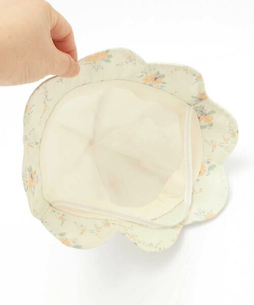 SLAP SLIP BABY / スラップ スリップ ベビー ベビー・キッズグッズ | 【お揃い/UVカット】レース花柄スカラップブリムハットベビー(46~48cm) | 詳細9