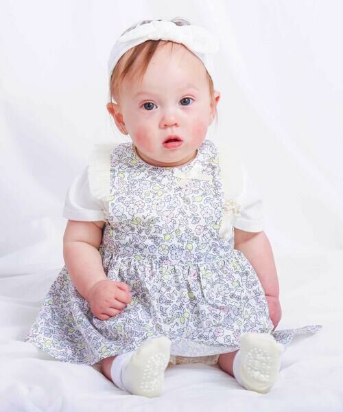 SLAP SLIP BABY / スラップ スリップ ベビー ギフトセット | 【お揃い】お花レモン柄リボン袖レースドレススタイベビー【専用ケース付き】 | 詳細10